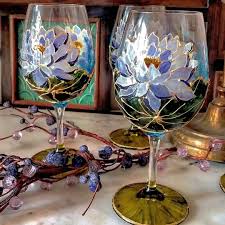 Hand Painted Glass
